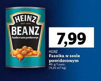 Lidl Fasolka w sosie pomidorowym 415 g oferta