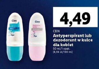 Lidl Antyperspirant lub dezodorant w kulce dla kobiet 50 ml oferta