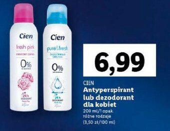 Lidl Antyperspirant lub dezodorant dla kobiet 200 ml oferta