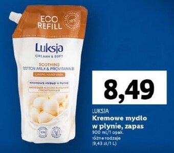 Lidl Kremowe mydło w płynie, zapas 900 ml oferta
