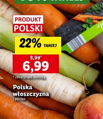 Lidl Polska włoszczyzna 1 pęczek oferta