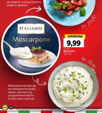 Lidl Mascarpone 500 g oferta