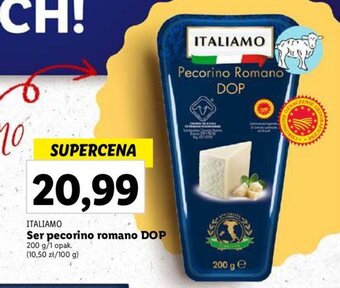 Lidl Ser pecorino romano DOP 200 g oferta