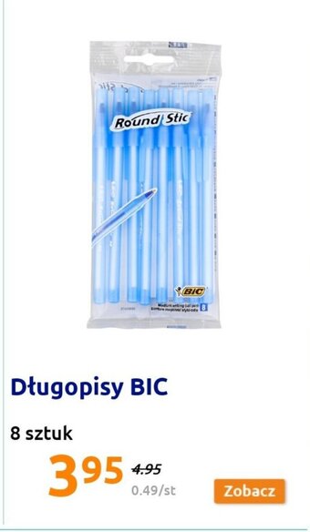 Action Długopisy BIC 8szt. oferta