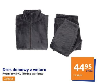 Dres domowy z weluru
