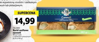 Lidl Rurki waflowe cannoli 180 g oferta