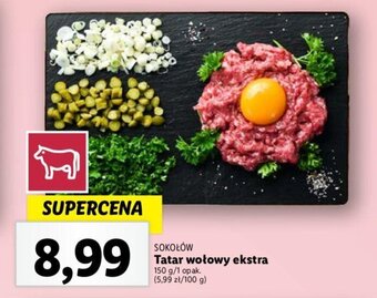 Lidl Tatar wołowy ekstra 150 g oferta