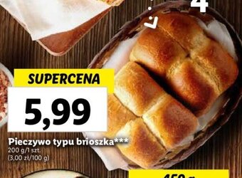 Lidl Pieczywo typu brioszka*** 200 g oferta