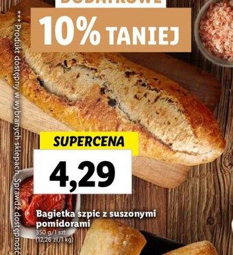 Lidl Bagietka szpic z suszonymi pomidorami 350 g oferta