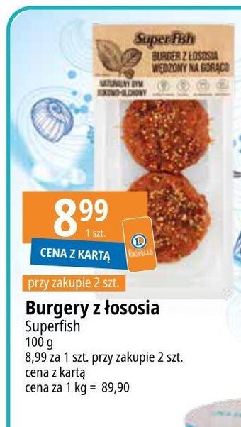 E.Leclerc Burger z łososia wędzony na gorąco oferta