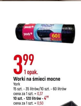 E.Leclerc Worki na śmieci mocne 35 l oferta