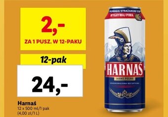 Lidl Harnaś 12 x 500 ml oferta