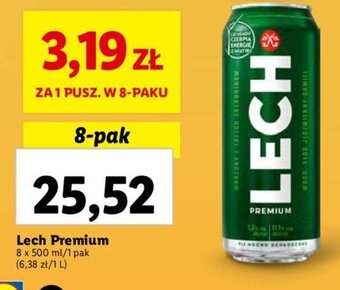 Lidl Lech Premium 8 x 500 ml oferta