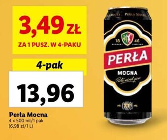 Lidl Perła Mocna 4 x 500 ml oferta