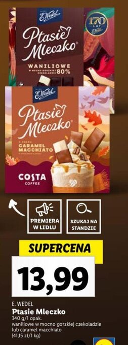 Lidl Ptasie Mleczko 340 g oferta