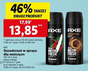 Lidl Dezodorant w sprayu dla mężczyzn 150 ml oferta