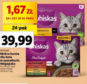 Lidl Mokra karma dla kota w saszetkach, megapaka 24 x 85 g oferta