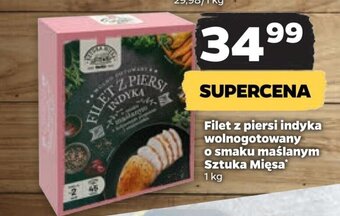 Netto Filet z piersi indyka wolnogotowany o smaku maślanym Sztuka Mięsa* 1 kg oferta