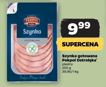 Netto Szynka gotowana Pekpol Ostrołęka* 250 g oferta