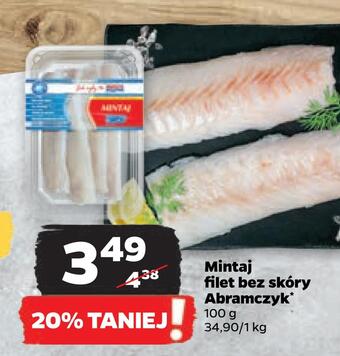 Netto Mintaj filet bez skóry abramczyk oferta