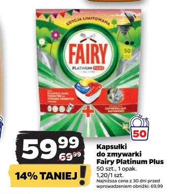 Netto Kapsułki do zmywarki fairy platinum plus oferta