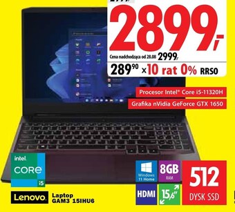 Media Expert Laptop lenovo oferta