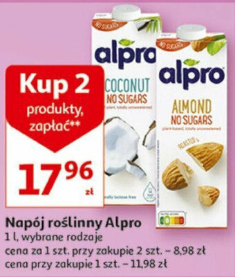 Auchan Napój roślinny Alpro 1l oferta