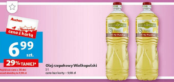 Auchan Olej rzepakowy Wielkopolski 1l oferta