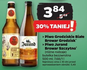 Netto Piwo Grodziskie Białe Browar Grodzisk, Piwo Jurand Browar Szczytno500 ml oferta