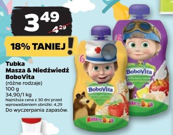 Netto BoboVita Tubka Masza & Niedźwiedź 100g oferta
