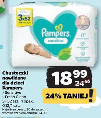 Netto Pampers Chusteczki nawilżane dla dzieci oferta
