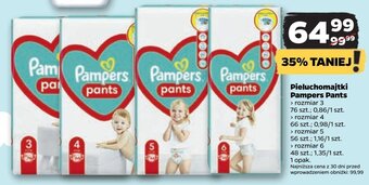 Netto Pieluchomajtki Pampers Pants oferta