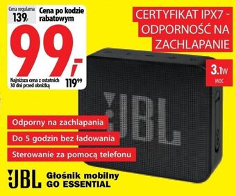 Media Expert JBL Głośnik mobilny GO ESSENTIAL oferta