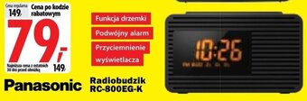 Media Expert Panasonic Radiobudzik RC-800EG-K oferta