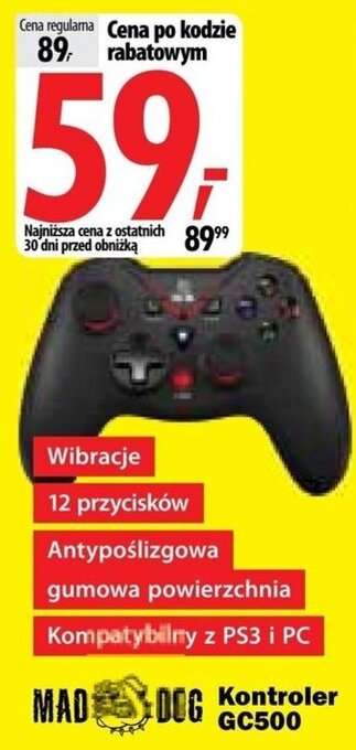 Media Expert MAD DOG Kontroler GC500 oferta