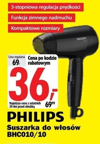 Media Expert PHILIPS Suszarka do włosów BHC010/10 oferta