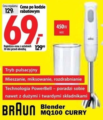 Media Expert BRAUN Blender MQ100 CURRY oferta