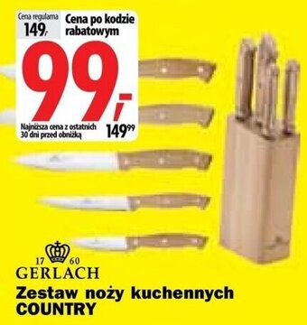 Media Expert GERLACH Zestaw noży kuchennych COUNTRY oferta