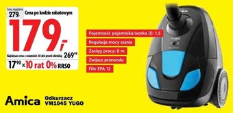 Media Expert Amica Odkurzacz VM1045 YUGO oferta