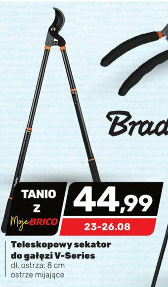 Teleskopowy sekator do gałęzi V-Series dł. ostrza: 8 cm