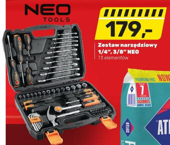 Bricomarche Zestaw narzędziowy 1/4", 3/8" NEO 73 elementów oferta