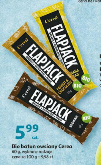 Auchan Bio baton owsiany Cerea 60g oferta