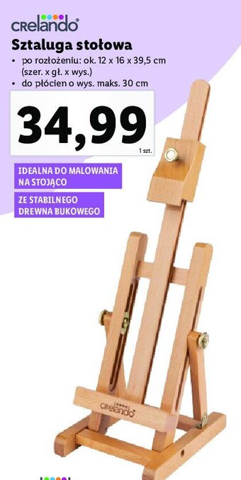 Lidl Sztaluga stołowa z drewna bukowego oferta