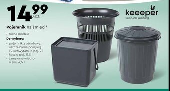 Biedronka Wiadro zamykane na śmieci 4.5 l oferta