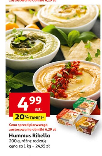 Auchan Hummus z karmelizowaną cebulką oferta