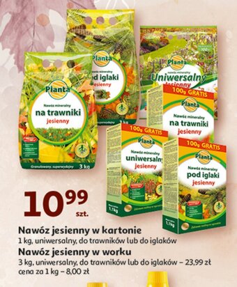 Auchan Nawóz mineralny na trawniki jesienny oferta