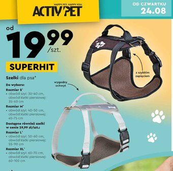 Biedronka Szelki dla psa 45-75 cm oferta