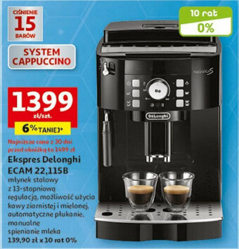 Auchan Ekspres Delonghi ECAM 22,115B oferta