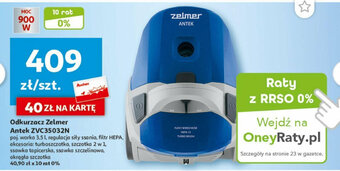 Auchan Odkurzacz Zelmer Antek ZVC35032N oferta