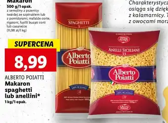 Lidl Makaron anelli siciliani oferta